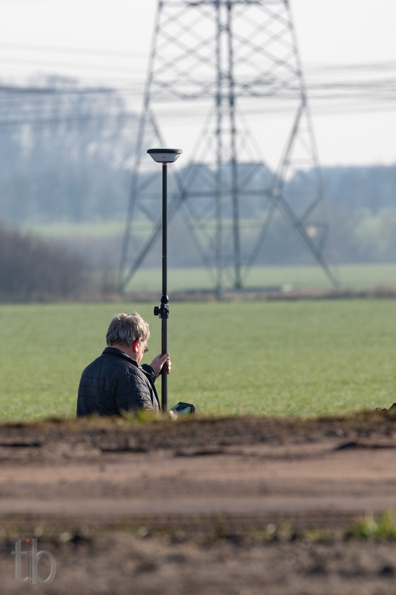 Geländeaufnahme an der VKE 1.1 der A14 Nordverlängerung
