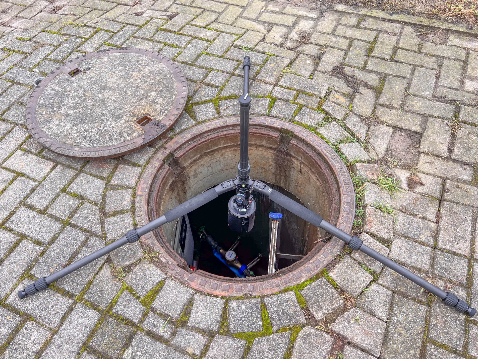 auf dem PWC Lorkberg hängend am Getriebeneiger im Schacht