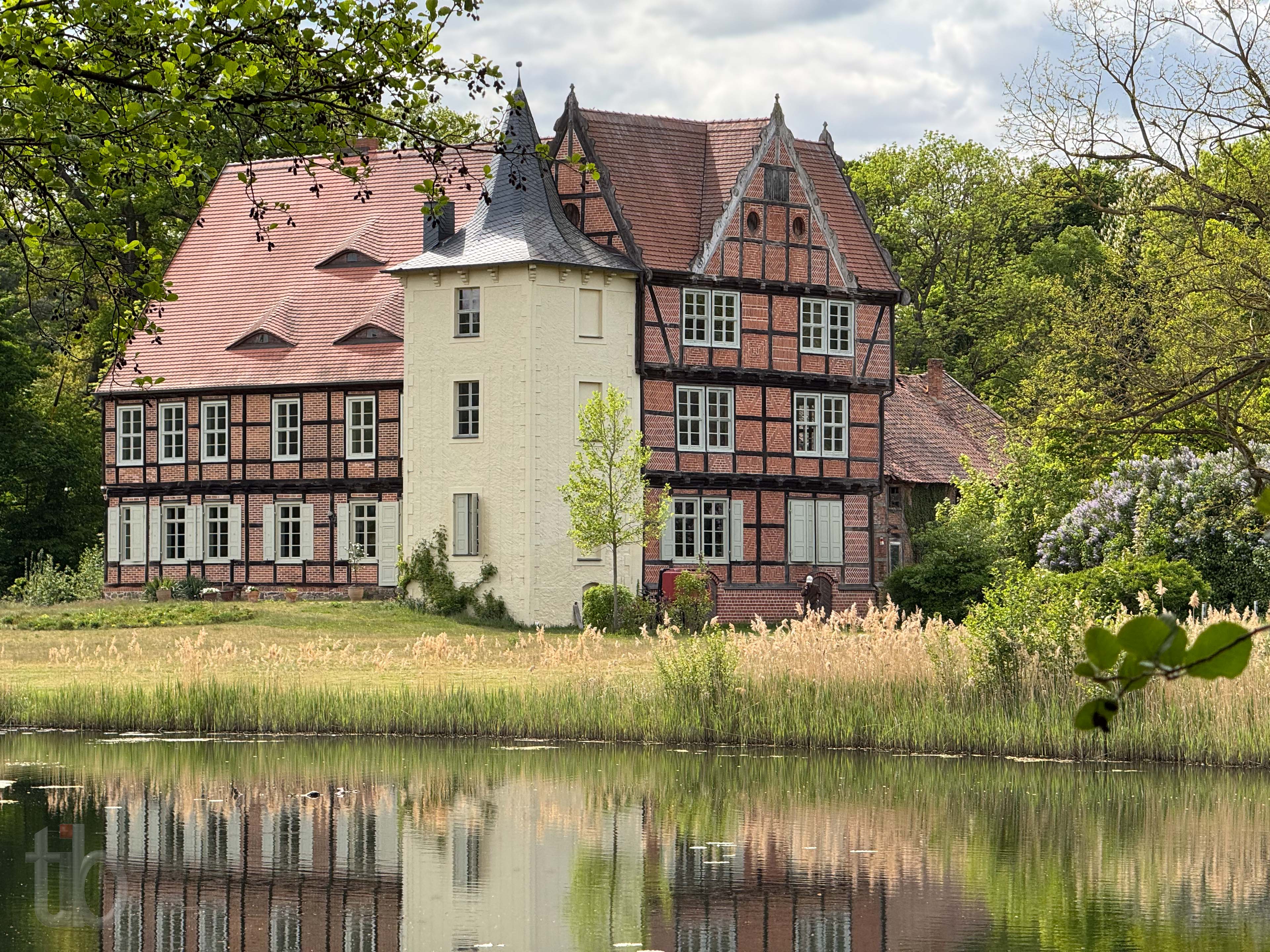 Gutshaus Briest. Ältester Stammsitz der Familie von Bismarck.